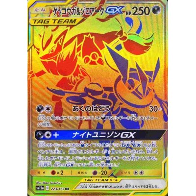 画像1: 【SM12a】ゲッコウガ＆ゾロアークGX【UR】