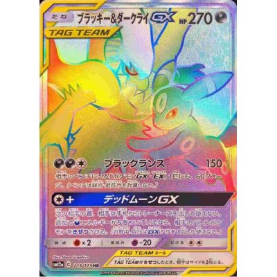 画像1: 【SM12a】ブラッキー＆ダークライGX【HR】