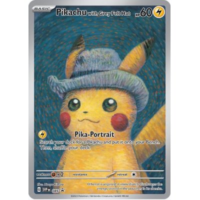 画像1: 【PROMO】Pikachu with Grey Felt Hat（ゴッホピカチュウ）【-】（未開封）