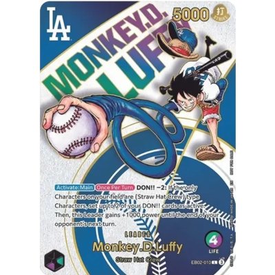 画像1: 【PSA10】モンキー・D・ルフィ【リーダー】【ドジャース絵違い版】