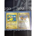 そらをとぶピカチュウ+カイリュー　ANA「ジェットでゲットだ！Wチャンスキャンペーン」プレゼントカード 台紙付き