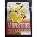 ピカチュウ　ポケモン　モンスターズコレクション カードダス バンダイ