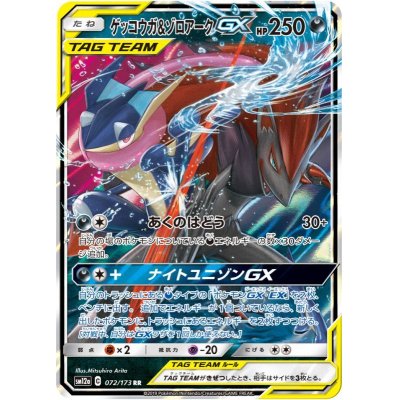 画像1: 【SM12a】ゲッコウガ&ゾロアークGX【RR 】