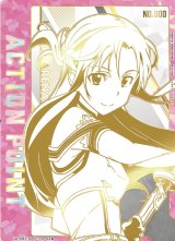画像:  アスナ　ACTION POINT  AP  直筆サイン  シリアル【ユニオンアリーナ】