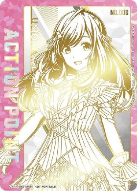 画像1: 月岡 恋鐘　ACTION POINT  AP  直筆サイン  シリアル【ユニオンアリーナ】 アイドルマスター シャイニーカラーズ (1)