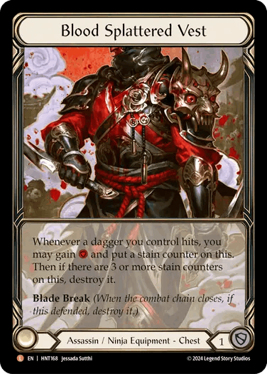 画像1: Blood Splattered Vest/ 血飛沫の戦装束【L】【Cold Foil】（英） (1)